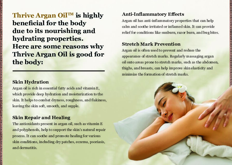 Thrive Argan Oil — 250ml Pump - Image 12